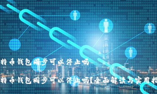 比特币钱包同步可以停止吗

比特币钱包同步可以停止吗？全面解读与实用指南
